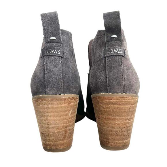 TOMS Kallie Wedge Bootie in Gray Women's Size 7.5 - Picture 8 of 11